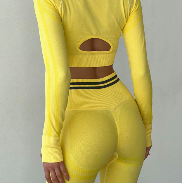 Легінси Жовті з Push-Up Ефектом