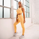 Легінси Жовтий в Рубчик з Push-Up Ефектом