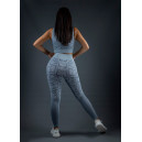 Комплект Легінси + Спортивний Топ Сірий
