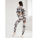 Легінси Чорно Білі з Push-Up Ефектом