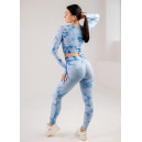 Легінси Небесно Голубі з Push-Up Ефектом