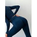 Легінси Темно Зелені з Push-Up Ефектом