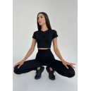 Кроп Топ Спортивний Чорний