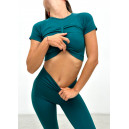 Кроп Топ Спортивний Зелений