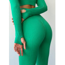 Рашгард Зелений в Рубчик