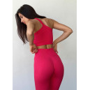 Топ Спортивний Червоний в Рубчик