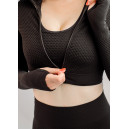 Рашгард на Блискавці Чорний з Візерунком