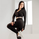 Рашгард на Блискавці Чорний з Візерунком