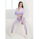 Рашгард на Блискавці Фіолетовий з Візерунком