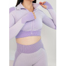 Рашгард на Блискавці Фіолетовий з Візерунком