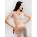 Топ Спортивний Персиковий з Візерунком