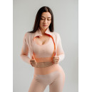 Рашгард на Блискавці Персиковий з Візерунком