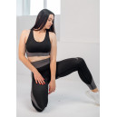 Топ Спортивний Чорно Білий з Візерунком