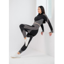 Легінси Чорно Білі з Візерунком