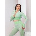 Рашгард на Блискавці Салатовий з Візерунком