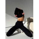 Безшовний Базовий Комплект Легінси + Водолазка Чорний