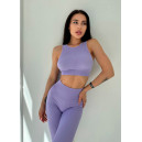 Легінси Лавандові в Рубчик з Push-Up Ефектом