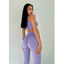 Легінси Лавандові в Рубчик з Push-Up Ефектом