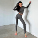 Легінси Сірі зі Штрипками