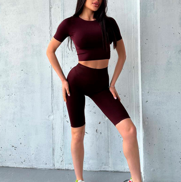 Велосипедки Бордові