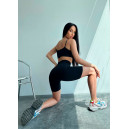 Велосипедки Чорні в Рубчик