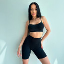 Велосипедки Чорні в Рубчик