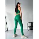 Топ Спортивний Зелений в Рубчик