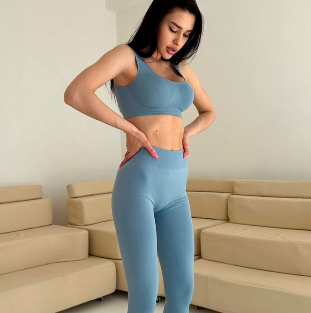 Топ Спортивний Голубий