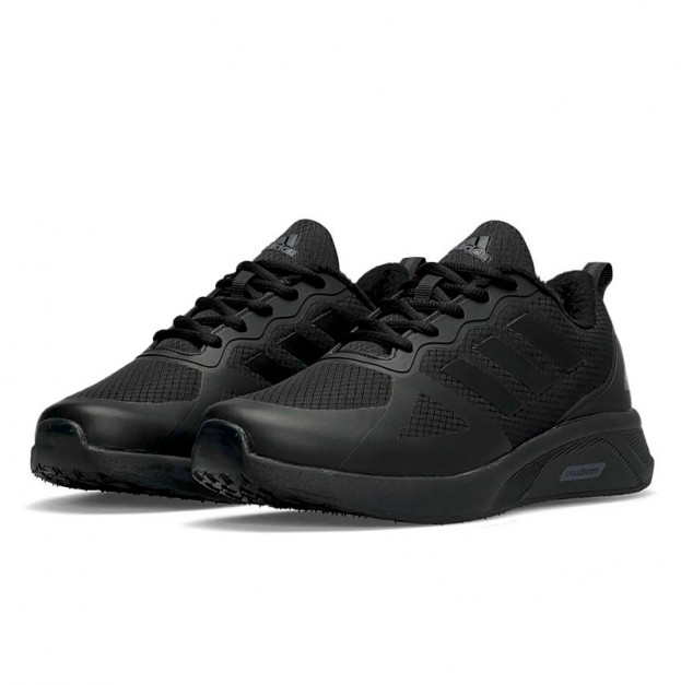 Adidas Cloudfoam Termo All Black с Флисом