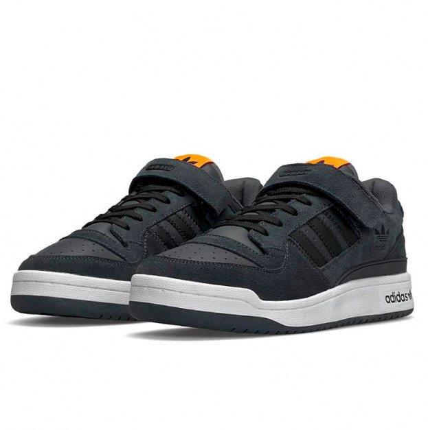 Adidas Forum 84 Low Gray White Orange