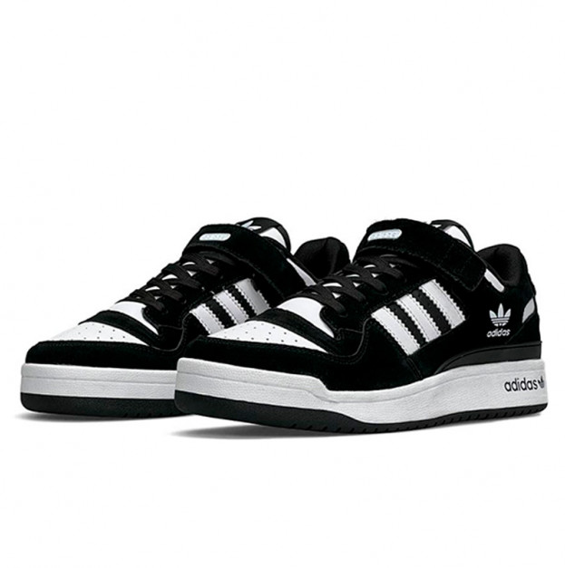 Adidas Forum 84 Low Black Suede White