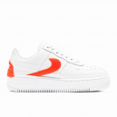 Nike Air Force 1 Jester Trainers White Hyper Crimson CN0139-100