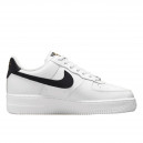 Nike Air Force 1 Low 07 Essential White Black Gold Mini Swoosh CZ0270-102