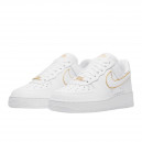 Nike Air Force 1 Low Icon Clash White Metallic Gold AO2132-102