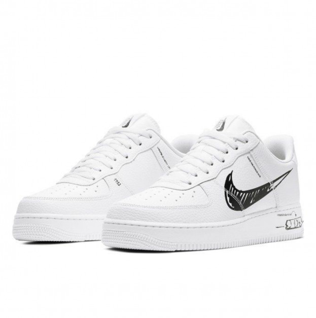 Nike Air Force 1 Low Sketch White Black CW7581-101