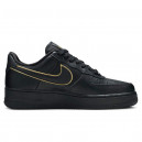 Nike Air Force 1 Low Essential Black Gold Swoosh AO2132-005