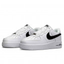 Nike Air Force 1 Low White Black Winter С МЕХОМ