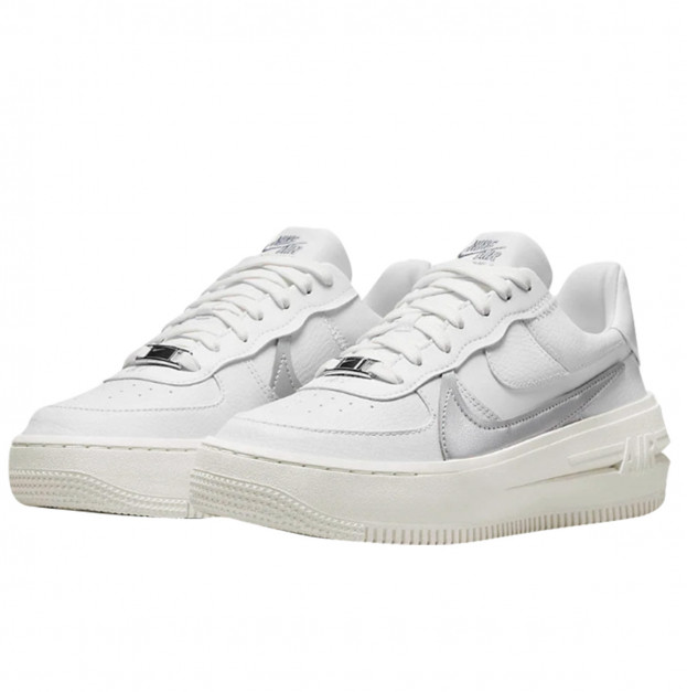 Nike Air Force 1 PLT.AF.ORM White Metallic Silver DJ9946-101