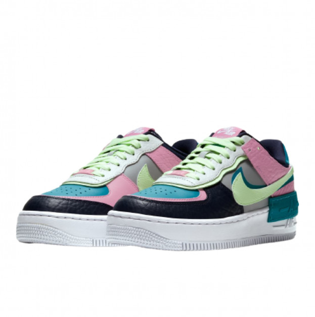 Nike Air Force 1 Shadow Barely Volt Oracle Aqua CK3172-001
